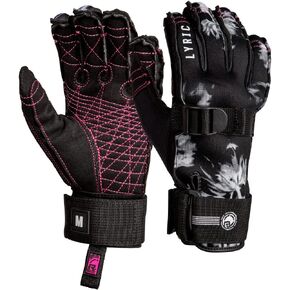 Radar Lyric Inside-Out Waterski Glove - Tulip/Black/White