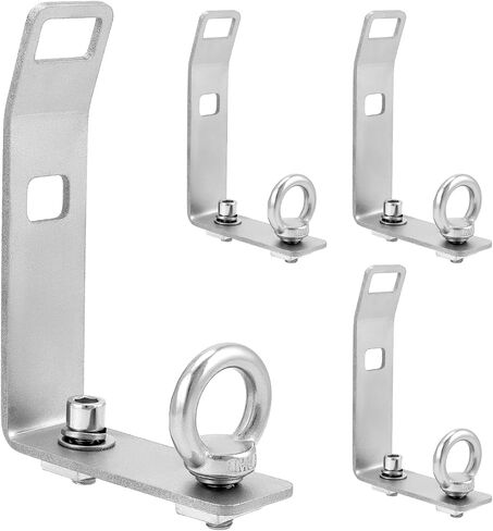 QWORK استبدال T-Slot Truck Cross Bar- 304 الفولاذ المقاوم للصدأ، 4 عبوات، نقاط ربط قابلة للتعديل in Saudi Arabia