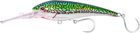 Nomad Design DTX Minnow 200 مع نظام Autotune حاصل على براءة اختراع - حركة السباحة المتعثرة، BKK Diablo 5X Singles 11/0 Hooks، 200 SNK 8، 40 قدم، سردين in Saudi Arabia