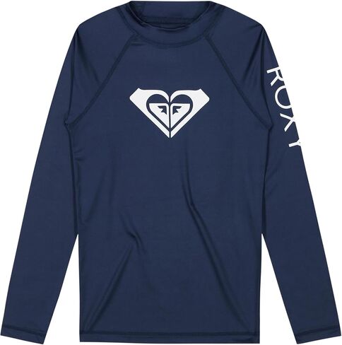 قميص Roxy للفتيات بأكمام طويلة من Rashguard، حماية من أشعة الشمس بعامل حماية من أشعة الشمس 50+، سريع الجفاف in Kuwait