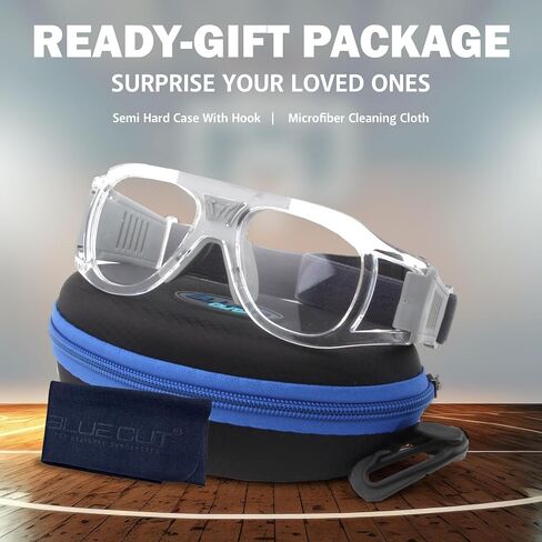 BLUE CUT Safety Outdoor Sports Goggles Unisex Anti Fog Ideal For Basketball Racquetball in Saudi Arabia