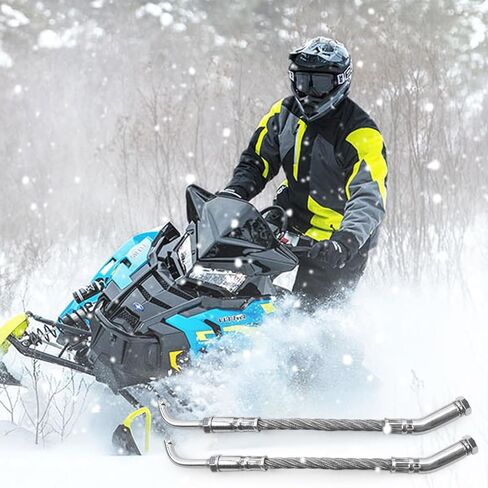 مجموعة أدوات خدش الجليد من Ice Scratchers متوافقة مع Polaris وArctic Cat وSki-Doo وLynx - مجموعة أدوات خدش الجليد بالكابل لعربات الثلج ذات التروس العكسية وغير العكسية مع ارتفاعات المسار أكثر من 2.5 بوصة in Kuwait