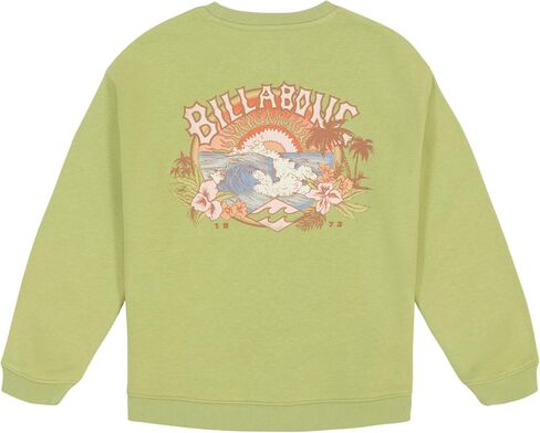 Billabong Girls' Long Sleeve Fleece Pullover Crew Sweatshirt in Saudi Arabia