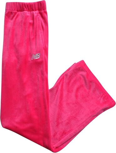 New Balance Girls' Sweatsuit Set - 2 Piece Velour Pullover Hoodie and Flare Jogger Pants - Activewear Set for Girls (7-12) in Saudi Arabia