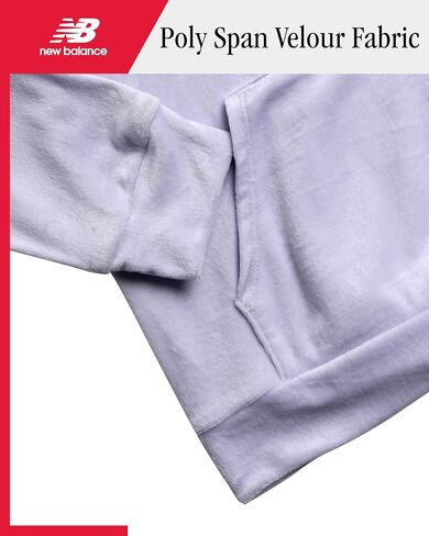 New Balance Girls' Sweatsuit Set - 2 Piece Velour Pullover Hoodie and Flare Jogger Pants - Activewear Set for Girls (7-12) in Saudi Arabia