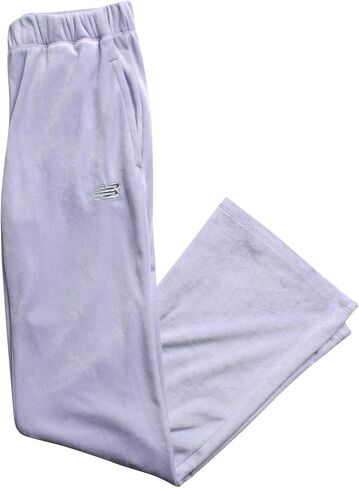 New Balance Girls' Sweatsuit Set - 2 Piece Velour Pullover Hoodie and Flare Jogger Pants - Activewear Set for Girls (7-12) in Saudi Arabia