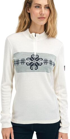 Dale of Norway Falkeberg Feminine Sweater - Merino Wool Base Layer for Women in Saudi Arabia