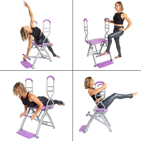 Life's A Beach Pilates PRO Chair Max with Sculpting Handles | Reformer & Chair for Home Workouts | Shape & Tone | Adjustable Resistance in Saudi Arabia