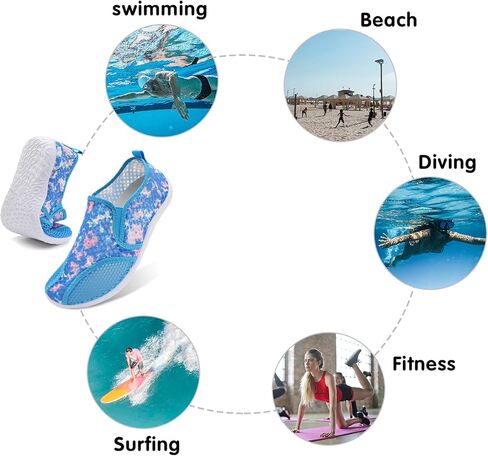 Spesoul Water Shoes for Women Men Quick-Dry Swim Shoes Breathable Beach Shoes Barefoot Aqua Socks for Pool Surf Travel Camping Yoga Outdoor Sports in Kuwait