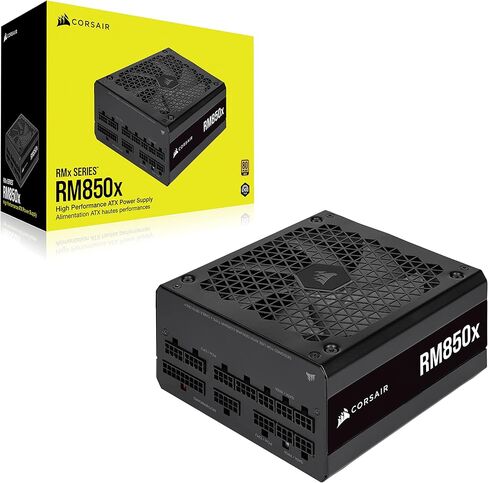 CORSAIR RM850x Fully Modular Low-Noise ATX Power Supply – ATX 3.1 Compliant – PCIe 5.1 Support – Cybenetics Gold Efficiency – Native 12V-2x6 Connector – Black in Saudi Arabia
