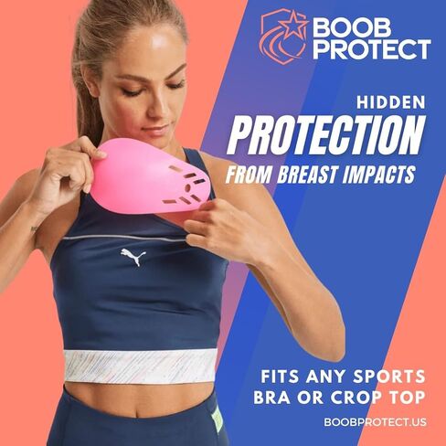 Breast Protection Cups, Inserts, Women’s Sports Chest Guard Hard Shell Protective Inserts for Basketball Soccer & Others in Saudi Arabia