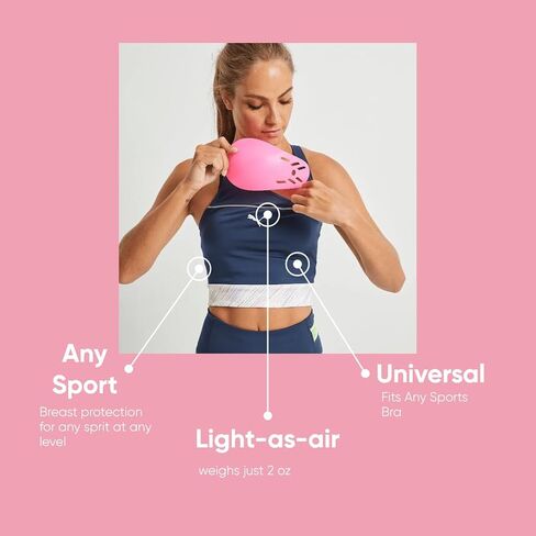 Breast Protection Cups, Inserts, Women’s Sports Chest Guard Hard Shell Protective Inserts for Basketball Soccer & Others in Saudi Arabia