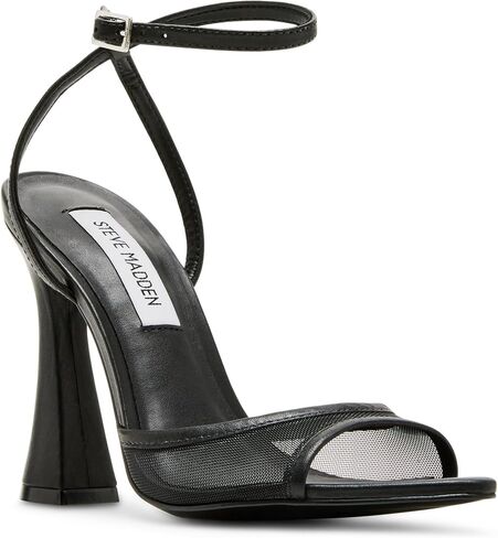 Steve Madden Women's Beki Heeled Sandal, Burgundy Patent, 7.5 in Saudi Arabia