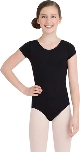 Capezio girls Short Sleeve Leotard - Girls in Saudi Arabia