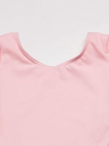 Capezio girls Short Sleeve Leotard - Girls in Saudi Arabia