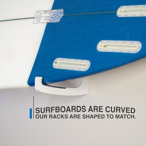 Surfboard Rack Wall Mounted | fits Shortboards, Fishes, and Midlength Surfboards | Bamboo Construction | Hardware Included (Bamboo - Oil Finish) in Saudi Arabia
