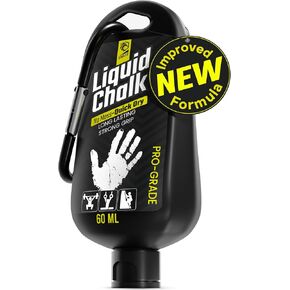 Pro Grade Liquid Chalk (60 ML) Mess-Free Chalk for Weightlifting, Gymnastics Rock Climbing, Dancing, Pole Grip - Sports & Workout Chalk - Sweat-Resistant Long Lasting for Stronger Grip Gym Accessories