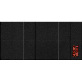 ThinkRider High Density Home Gym Treadmill Exercise Bike Trainer Mat, 6mm Thickness