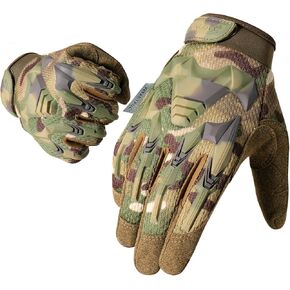 WTACTFUL Rubber Guard Tactical Gloves for Men, Breathable Comfort, Touchscreen Capable & Perfect for Outdoor Activities!