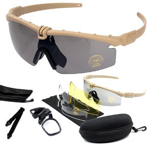 Sports Goggles Anti Fog Glasses Sunglasses with 3 Interchangeable Lens