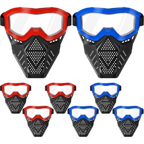 8 Pack Tactical Mask Compatible with Nerf Rival, Apollo, Zeus, Khaos, Atlas, Artemis Blasters Rival Mask
