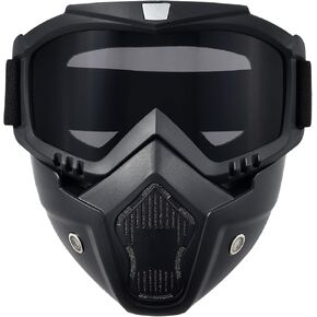 Motorcycle Face Mask Full Face,Dirt Bike Goggles Motocross, ATV, Offroad, Riding Racing Goggles For Men Women