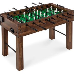 Best Choice Products Large 54in Full-Size Foosball Table for Home, Game Room w/ 2 Balls, 2 Cup Holders