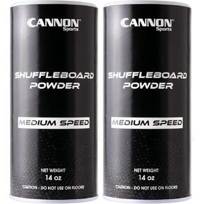 Cannon Sports Shuffleboard Powder – Premium Shuffleboard Wax with Granular Silicone Beads or Corn Meal, Smooth Glide & Friction Reduction, Sand for Shuffleboard Tables, Non-Abrasive Shuffleboard Sand