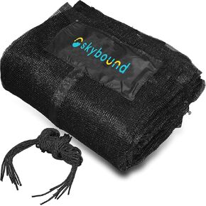 Replacement Trampoline Safety Net Enclosure | for Skywalker Frames | Net Only | Breathable, Tear and Weather-Resistant (for 13ft Square Frame w/ 8 Poles)