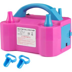 OWill 600W Electric Balloon Pump for Quick Inflation - Ideal for Air, Portable and Efficient Balloon Pump Electric as an Alternative to Helium for Inflated Balloons