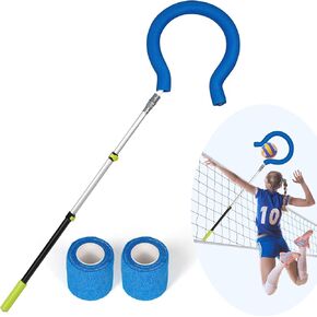 Maksone Volleyball Spike Trainer - Adjustable Length Volleyball Hitting Trainer, Durable and Portable Volleyball Training Equipment for All Ages