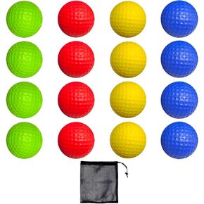 Foam Golf Practice Balls 16 or 54 Pack Soft Limited Flight Golf Balls, Perfect for Indoor and Backyard Swing Practice!…