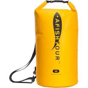 Waterproof Floating Dry Bag for Men Women - 12L Roll Top Sack Keeps Gear Dry with Shoulder Strap for Kayaking, Rafting, Boating, Swimming, Camping, Hiking, Beach, Fishing (Blue)