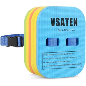 VSATEN Back Float, Swim Belt Bubble Adjustable Layers Thicken Split Foam Learning Safety Training Board Pool Floaties for Kids Toddlers Swimming Beginners Floats Swim Lessons Equipment