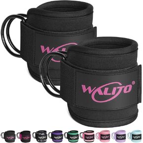 WALITO Gym Ankle Straps for Working Out - Glute Ankle Cuff Kickback Strap, Gym Cable Machine Accessories for Women Glute Leg Extensions, Hip Abductors & Lower Body Exercises Equipment in Kuwait