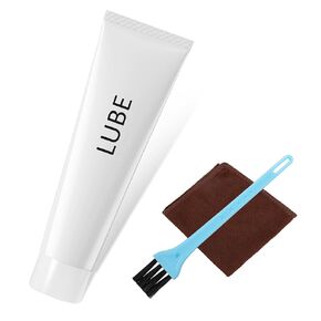 Treadmill Lubricant for Spirit Sole Fitness Treadmill TubeTread Belt Deck Lube, Silicone lube Fit Most Brands Fitness Treadmill Maintenance Lubricant Oil with Cleaning Cloth and Brush (White)