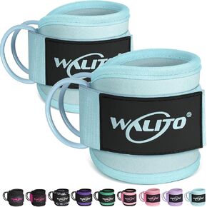WALITO Gym Ankle Straps for Working Out - Glute Ankle Cuff Kickback Strap, Gym Cable Machine Accessories for Women Glute Leg Extensions, Hip Abductors & Lower Body Exercises Equipment in Saudi Arabia