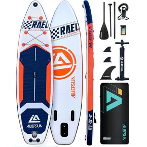 Stand Up Paddle Board Inflatable Stable Sup Board with Fishing Paddleboards Accessories for Adults Youth Wide Non-Slip Deck Paddleboard