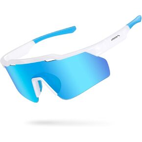 APEXUP Sports Polarized Sunglasses for Men Women, UV400 Protection Men's Sunglasses for Cycling, Fishing