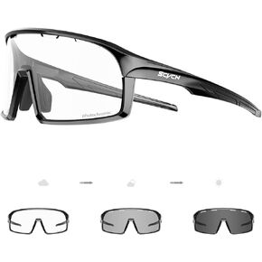 Photochromic Cycling Glasses Sport Sunglasses Clear MTB BMX Men Women Running Driving