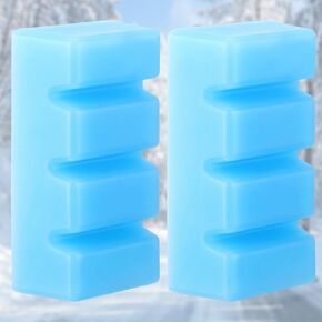 2.8LB Snowboard and Ski Wax, 2Pcs Universal Snow Block Wax Ski and Snowboard Racing Wax for Protecting Ski and Snowboard Baseplate Daily Maintenance