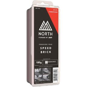 Swix North Speed Brick Universal Range Snowboard & Ski All Conditions Wax, 180g, Red