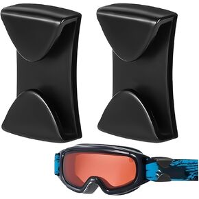Goggle Grip Retention System 2 Pack Ski Helmet Goggle Clip Replacement for Ski Snowboard Helmets, Over Glasses Ski Holder, Ski Goggle Grip Micro Grip (2 Pack)