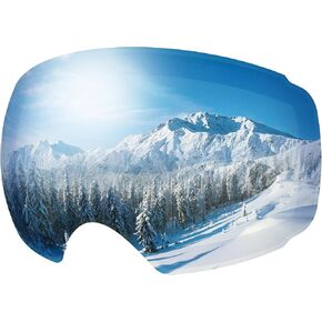 Ski Goggles Interchangeable Magnetic Replacment Lens Snow Goggles for Adult Men Women Youth with Anti Fog