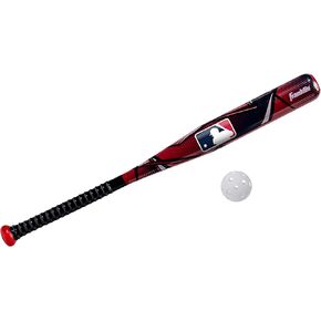 Franklin Sports Kids Plastic Baseball Bat + Balls Set - MLB Slammin' Toy Bat & Ball Set for Kids - Youth 30" Inch Plastic Baseball Bat & Plastic Baseball - Kids Bat + Ball Set