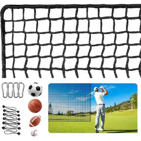 Golf Nets for Backyard Driving, Golf Net for Practice Barrier Net, Sports Netting for Hitting Golf, Baseball, Hockey, Soccer, Pitching Simulators