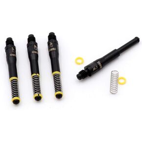 CUESOUL 4 pcs TERO AK7 Dart Shafts Built-in Spring Telescopic for Steel Tip Darts and Soft Tip Darts