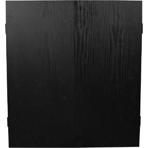 RUTHLESS Dart Board Cabinet | Professional Heavy Duty Square Black Dartboard Storage
