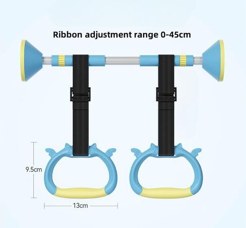Gymnastics Rings, Children's Home Gym Equipment, Children's Adjustable Strap Strength Training Rings, Pulling Rings for Physical Training in Saudi Arabia