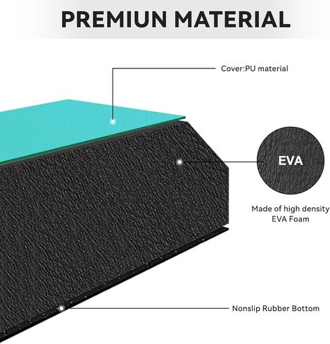 FBSPORT 8/10ft Balance Beam: Folding Floor Gymnastics Equipment PU Leather for Kids Adults,Non Slip Rubber Base, Gymnastics Beam for Training, Practice, Professional Home Training in Kuwait